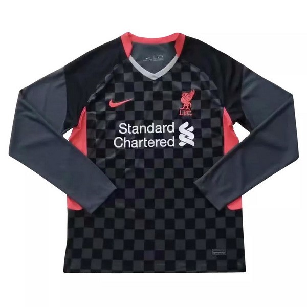 Tailandia Camiseta Liverpool 3ª ML 2020-2021 Negro